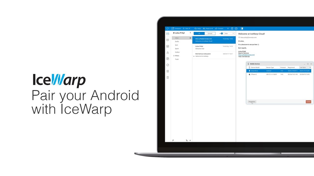 How to pair your Android phone with IceWarp Server
