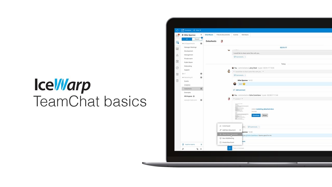 IceWarp TeamChat Basics