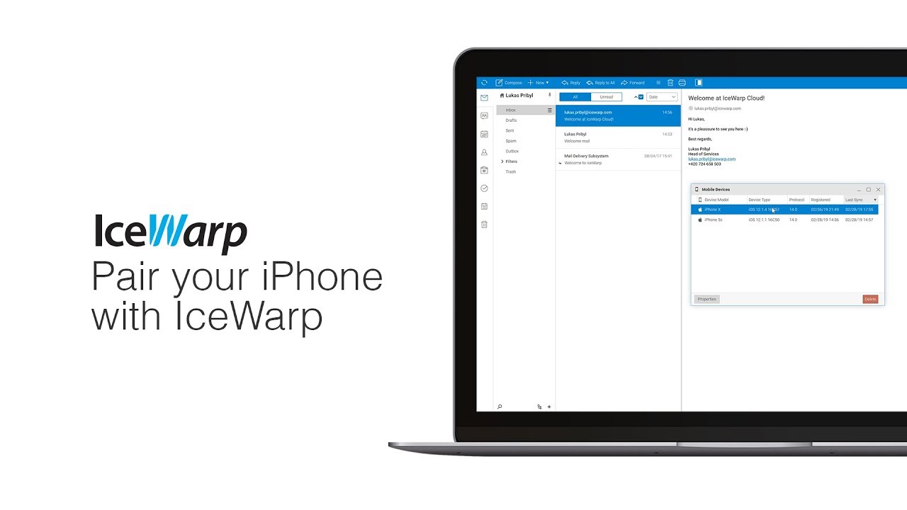 How to pair your iPhone with IceWarp Server