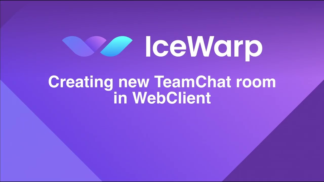 Creating new TeamChat room