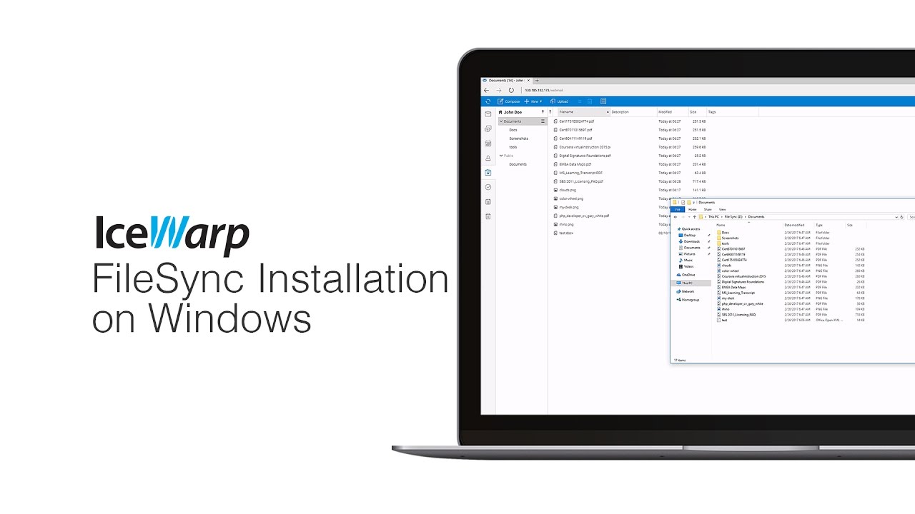 IceWarp FileSync Installation on Windows