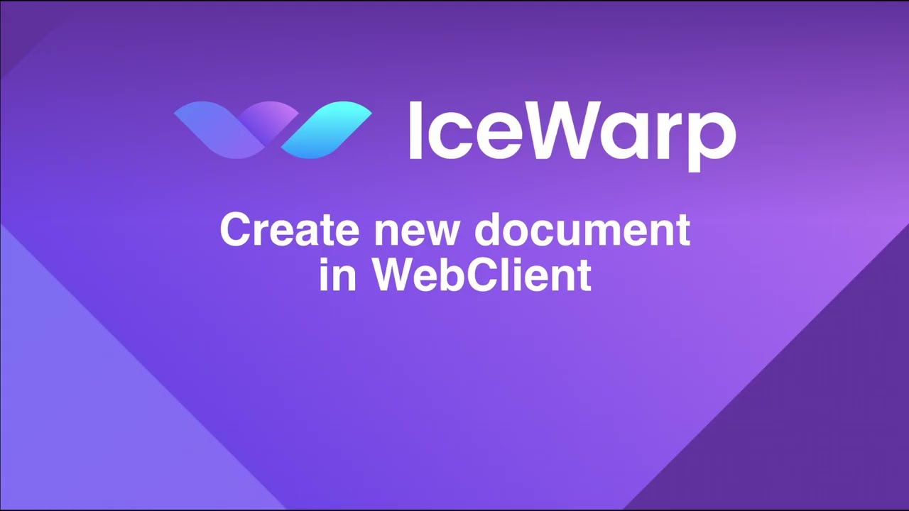Create new document in WebClient